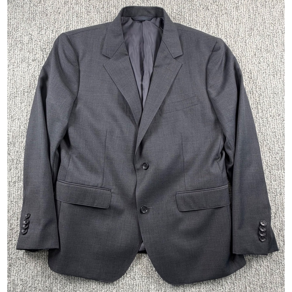 Bonobos Suit Jacket Mens 42S Grey Slim Fit Worsted Wool Blazer 24339-GYU61